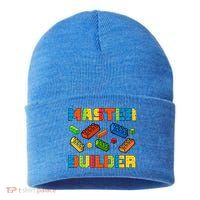 Brick Builder Building Blocks Brick Master Builder Sustainable Knit Beanie