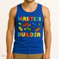Brick Builder Building Blocks Brick Master Builder Tank Top