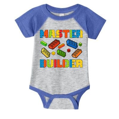 Brick Builder Building Blocks Brick Master Builder Infant Baby Jersey Bodysuit