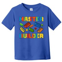 Brick Builder Building Blocks Brick Master Builder Toddler T-Shirt