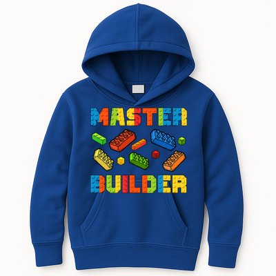 Brick Builder Building Blocks Brick Master Builder Kids Hoodie