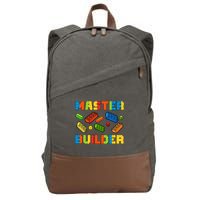 Brick Builder Building Blocks Brick Master Builder Cotton Canvas Backpack