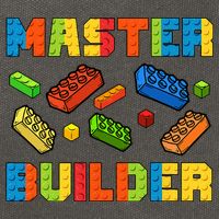 Brick Builder Building Blocks Brick Master Builder Cotton Canvas Backpack