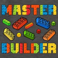 Brick Builder Building Blocks Brick Master Builder Vector Backpack