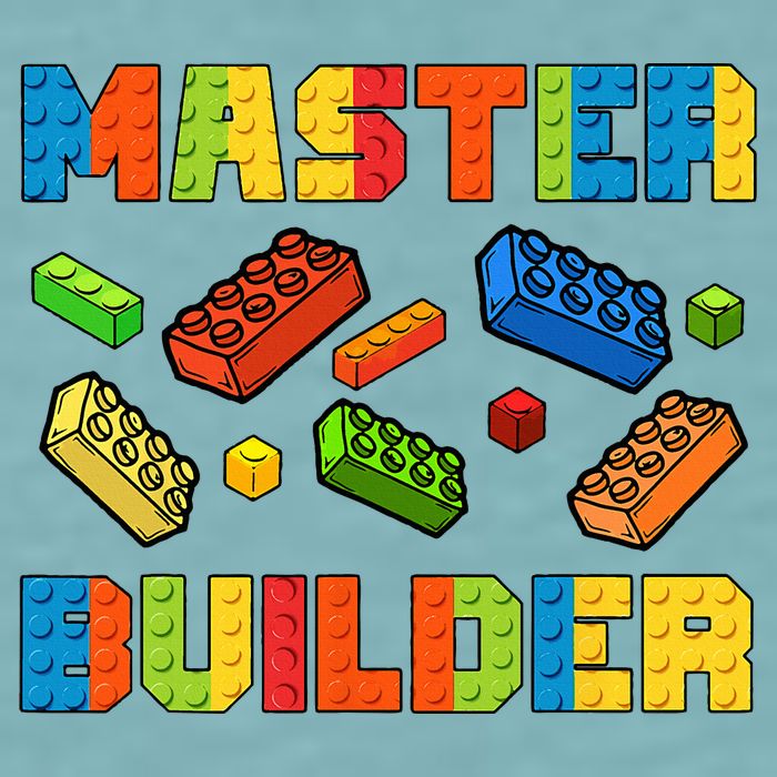 Brick Builder Building Blocks Brick Master Builder Sueded Cloud Jersey T-Shirt