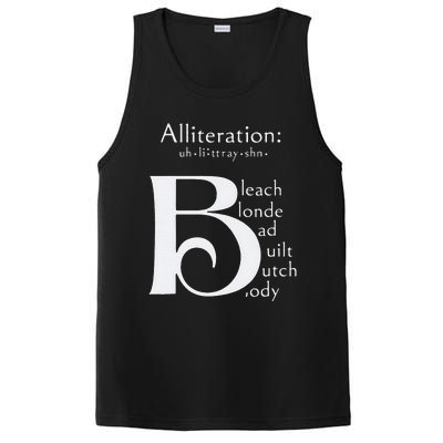 Bleach Blonde Bad Built Butch Body PosiCharge Competitor Tank