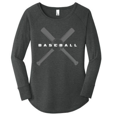 Baseball Baseball Women's Perfect Tri Tunic Long Sleeve Shirt