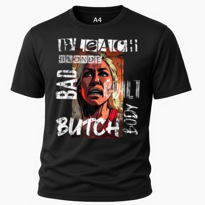Bleach Blonde Bad Built Butch Body Trendy Design Cooling Performance Crew T-Shirt