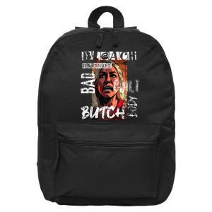 Bleach Blonde Bad Built Butch Body Trendy Design 16 in Basic Backpack