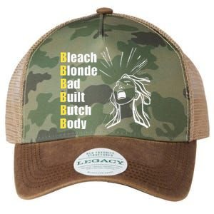 Bleach Blonde Bad Built Butch Body Legacy Tie Dye Trucker Hat