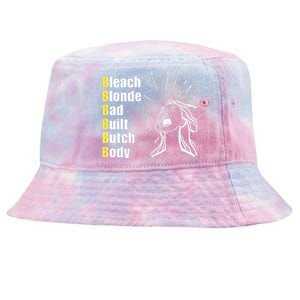 Bleach Blonde Bad Built Butch Body Tie-Dyed Bucket Hat