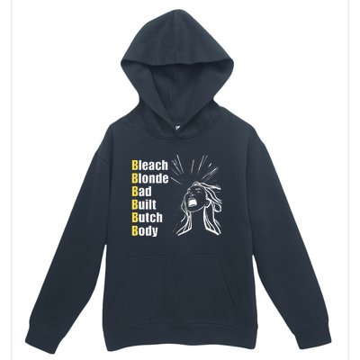 Bleach Blonde Bad Built Butch Body Urban Pullover Hoodie