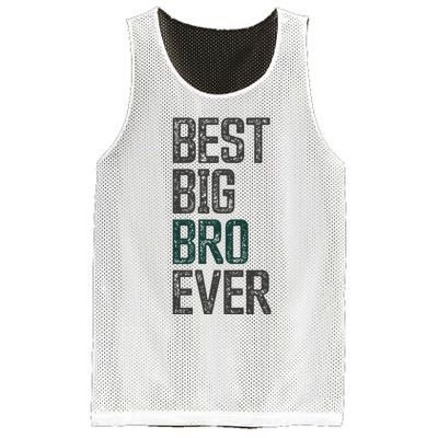 Best Big Brother Bro Ever Funny Big Bro Sibling Big Brother Mesh Reversible Basketball Jersey Tank