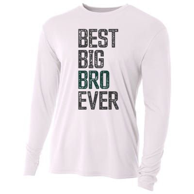 Best Big Brother Bro Ever Funny Big Bro Sibling Big Brother Cooling Performance Long Sleeve Crew