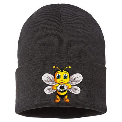 Bee Bumble Bee Sustainable Knit Beanie