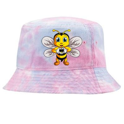 Bee Bumble Bee Tie-Dyed Bucket Hat