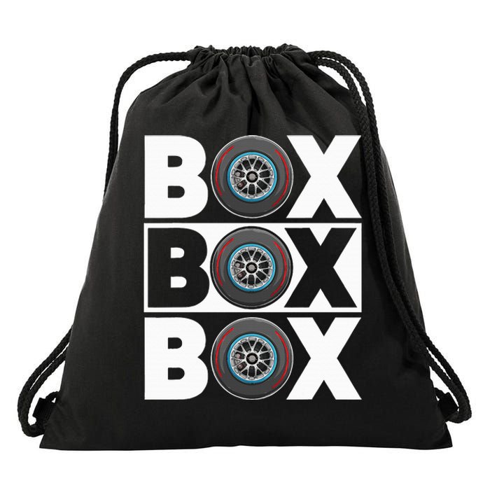 Box Box Box F1 Drag Racing Race Drifting Fast Cars Drawstring Bag