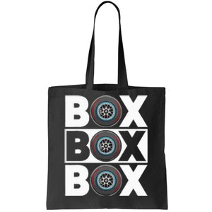 Box Box Box F1 Drag Racing Race Drifting Fast Cars Tote Bag