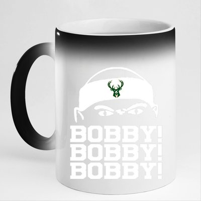 Bobby Bobby Bobby Milwaukee Basketball 11oz Black Color Changing Mug