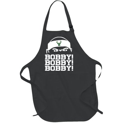 Bobby Bobby Bobby Milwaukee Basketball Full-Length Apron With Pockets