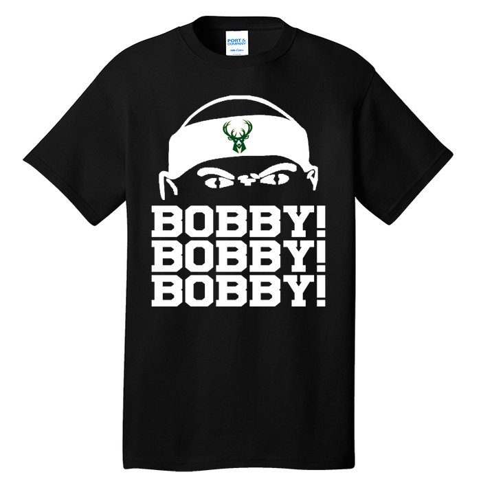 Bobby Bobby Bobby Milwaukee Basketball Tall T-Shirt