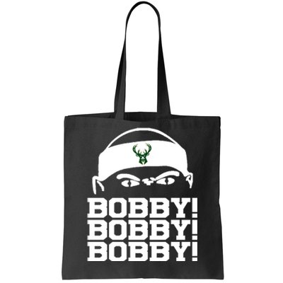 Bobby Bobby Bobby Milwaukee Basketball Tote Bag