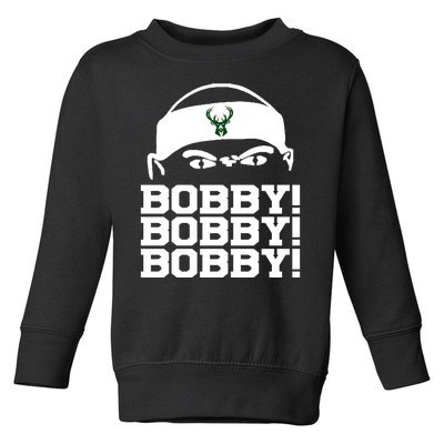 Bobby Bobby Bobby Milwaukee Basketball Toddler Sweatshirt