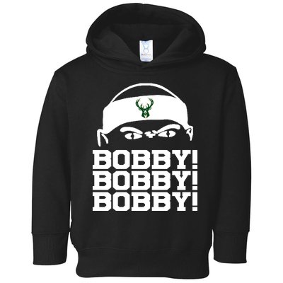 Bobby Bobby Bobby Milwaukee Basketball Toddler Hoodie