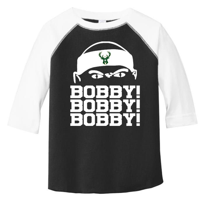 Bobby Bobby Bobby Milwaukee Basketball Toddler Fine Jersey T-Shirt