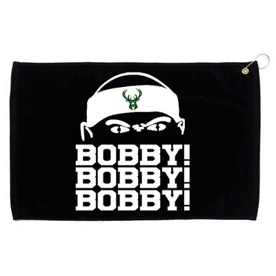 Bobby Bobby Bobby Milwaukee Basketball Grommeted Golf Towel