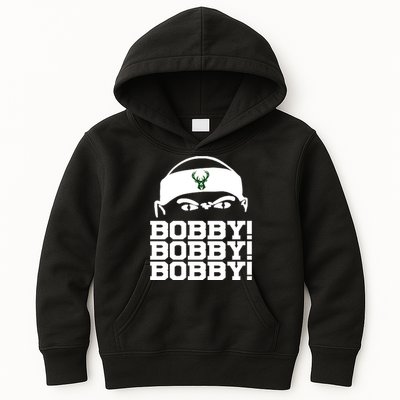 Bobby Bobby Bobby Milwaukee Basketball Kids Hoodie