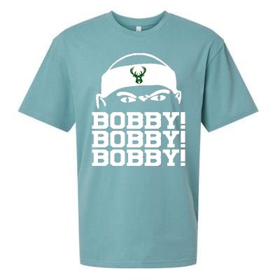 Bobby Bobby Bobby Milwaukee Basketball Sueded Cloud Jersey T-Shirt