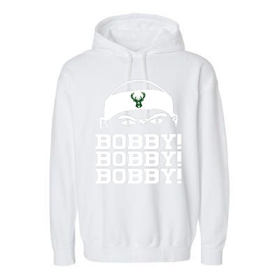 Bobby Bobby Bobby Milwaukee Basketball Garment-Dyed Fleece Hoodie