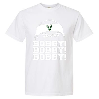 Bobby Bobby Bobby Milwaukee Basketball Garment-Dyed Heavyweight T-Shirt