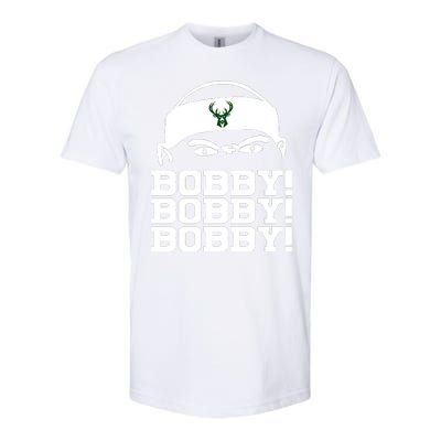 Bobby Bobby Bobby Milwaukee Basketball Softstyle CVC T-Shirt