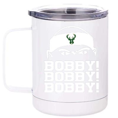 Bobby Bobby Bobby Milwaukee Basketball 12 oz Stainless Steel Tumbler Cup