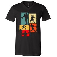 Baseball Batter V-Neck T-Shirt