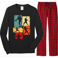 Baseball Batter Long Sleeve Pajama Set