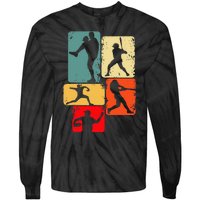 Baseball Batter Tie-Dye Long Sleeve Shirt