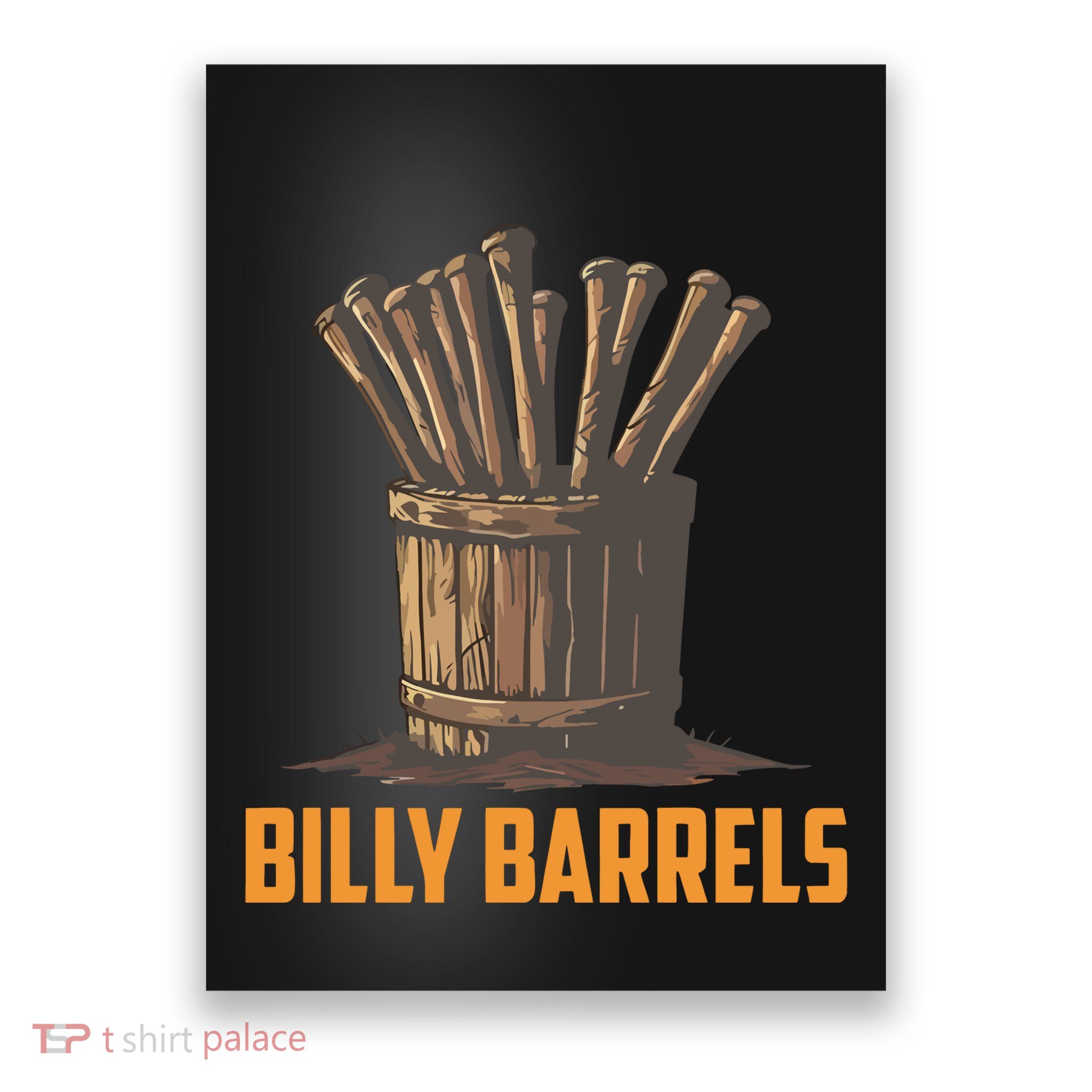 Billy Barrels Poster