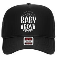 Baby Boy High Crown Mesh Back Trucker Hat