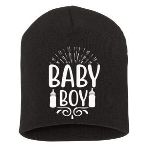 Baby Boy Short Acrylic Beanie