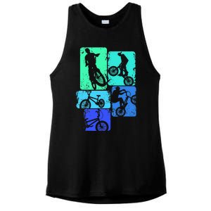 Bmx Bike Bicycle Stunt Racing Ladies PosiCharge Tri-Blend Wicking Tank