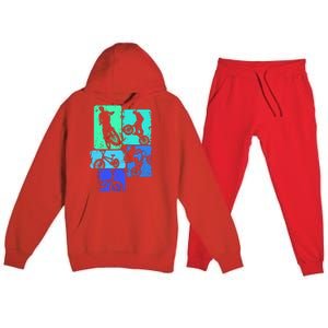 Bmx Bike Bicycle Stunt Racing Premium Hooded Sweatsuit Set