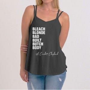 Bleach Blonde Bad Built Butch Body Women's Strappy Tank