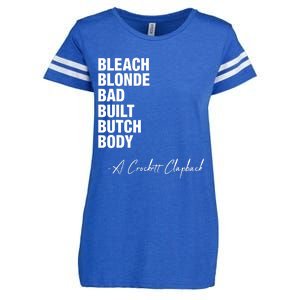 Bleach Blonde Bad Built Butch Body Enza Ladies Jersey Football T-Shirt