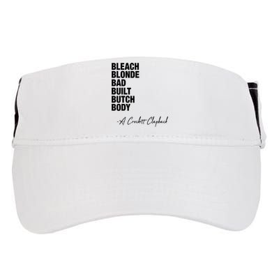 Bleach Blonde Bad Built Butch Body Adult Drive Performance Visor