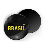 Brazil Brasil Brazilian Flag Green Magnet