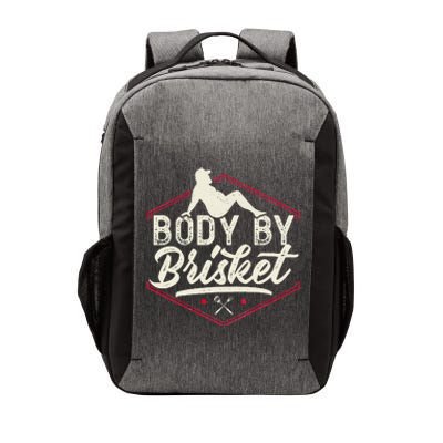 Body By Brisket Funny Steak Lover Grilling BBQ Chef Vector Backpack