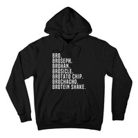 Bro Broseph Broham Gym Workout Weightlifting Fitness Hoodie